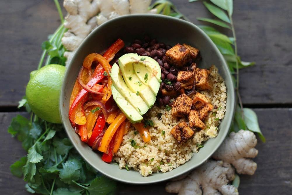 Tofu Burrito Bowl